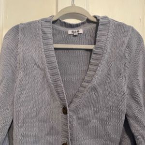 Light purple cropped cardigan